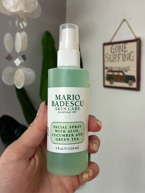 New Mario Badescu facial spray with aloe, cucumber, and green tea